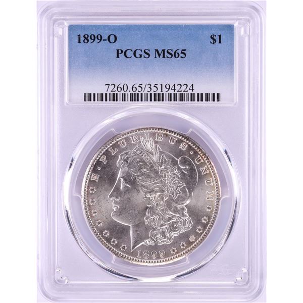 1899-O $1 Morgan Silver Dollar Coin PCGS MS65