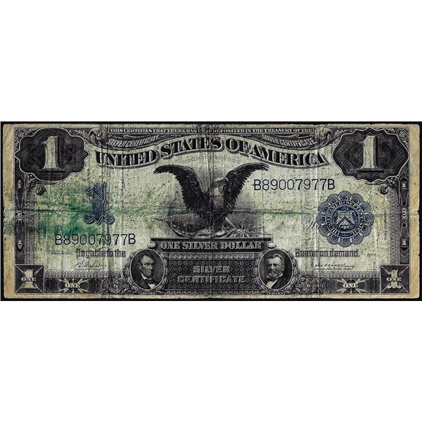 1899 $1 Black Eagle Silver Certificate Note