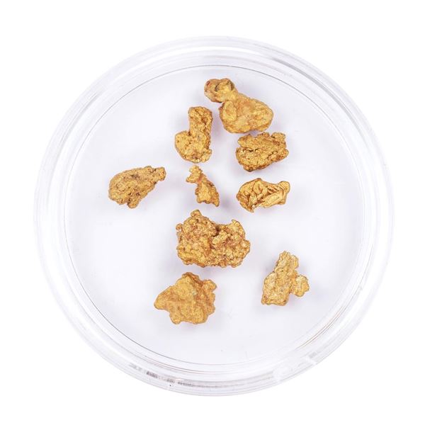 Lot of Gold Nuggets 5.11 grams Total Weight