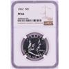 Image 1 : 1962 Proof Franklin Half Dollar Coin NGC PF66
