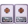 Image 2 : Lot of 1948-S & 1949-S Lincoln Wheat Cent Coins NGC MS66RD