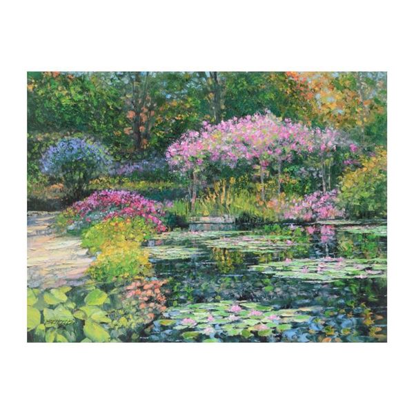 Howard Behrens (1933-2014) "Giverny Lily Pond" Limited Edition Giclee