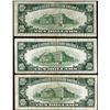 Image 2 : Lot of (3) 1934 $10 Silver Certificate Notes