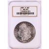 Image 1 : 1881-S $1 Morgan Silver Dollar Coin NGC MS65 Old Fatty Holder