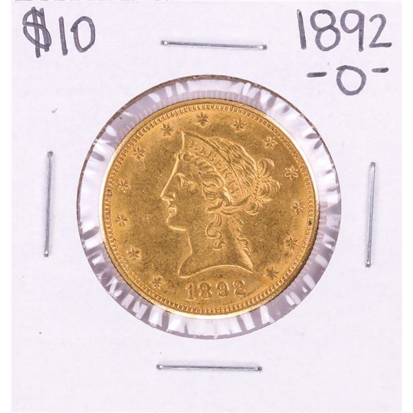 1892-O $10 Liberty Head Eagle Gold Coin
