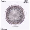 Image 1 : 1883 MoMH Mexico 8 Reales Cap & Rays Silver Coin