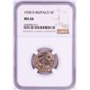 Image 1 : 1938-D Buffalo Nickel Coin NGC MS66
