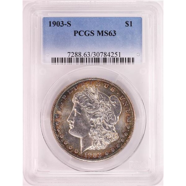 1903-S $1 Morgan Silver Dollar Coin PCGS MS63