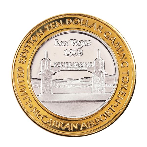 .999 Silver McCarran International Airport Las Vegas, NV $10 Limited Gaming Token