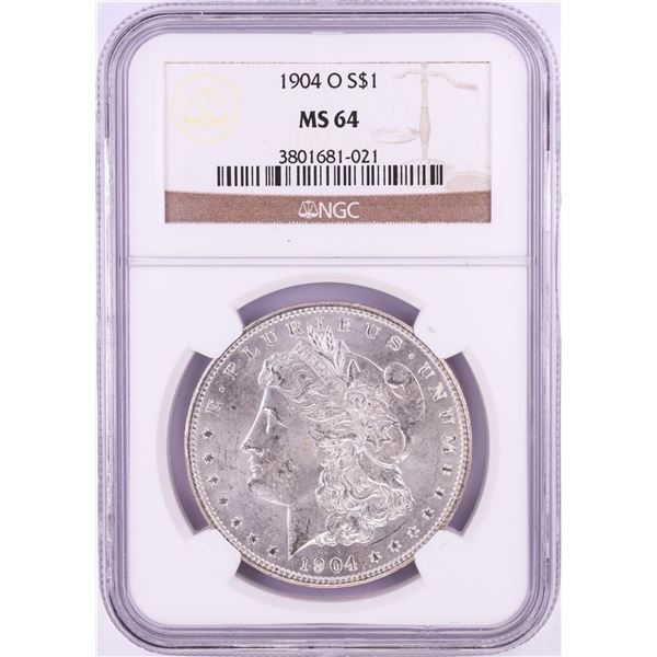 1904-O $1 Morgan Silver Dollar Coin NGC MS64