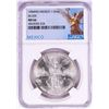 Image 1 : 1984Mo Mexico 1 Onza Libertad Silver Coin NGC MS66