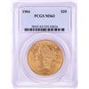 Image 1 : 1904 $20 Liberty Head Double Eagle Gold Coin PCGS MS63