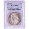 Image 1 : 1880-CC $1 Morgan Silver Dollar Coin NGC MS65