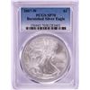 Image 1 : 2007-W $1 Burnished American Silver Eagle Coin PCGS SP70