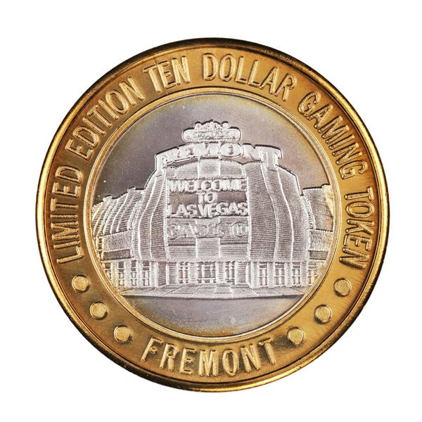 .999 Silver Sam Boyd's Fremont Las Vegas $10 Casino Limited Edition Gaming Token
