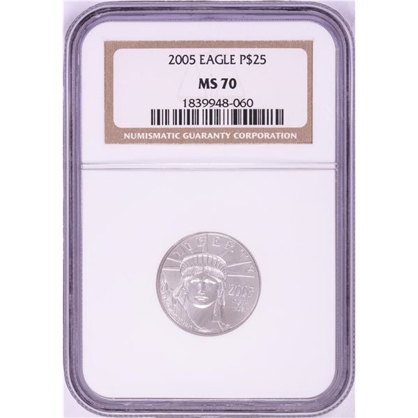 2005 $25 Platinum American Eagle Coin NGC MS70