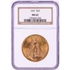 Image 1 : 1927 $20 St. Gaudens Double Eagle Gold Coin NGC MS64