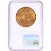 Image 2 : 1908 No Motto $20 St. Gaudens Double Eagle Gold Coin NGC MS62