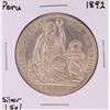 Image 1 : 1892 Peru Un Sol Silver Coin
