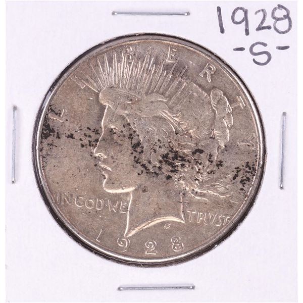 1928-S $1 Peace Silver Dollar Coin