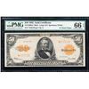 Image 1 : Finest Known 1922 $50 Gold Certificate STAR Note Fr.1200m* PMG Gem Uncirculated 66EPQ