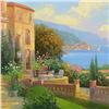 Image 2 : Feng "Majestic Riviera" Original Oil on Canvas