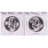 Image 1 : Lot of (2) 1955 "Bugs Bunny" Franklin Half Dollar Coins