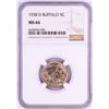 Image 1 : 1938-D Buffalo Nickel Coin NGC MS66