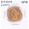 Image 1 : 1898 $10 Liberty Head Eagle Gold Coin