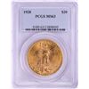 Image 1 : 1928 $20 St. Gaudens Double Eagle Gold Coin PCGS MS63