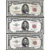 Image 1 : Lot of (3) 1953 $5 Legal Tender Notes