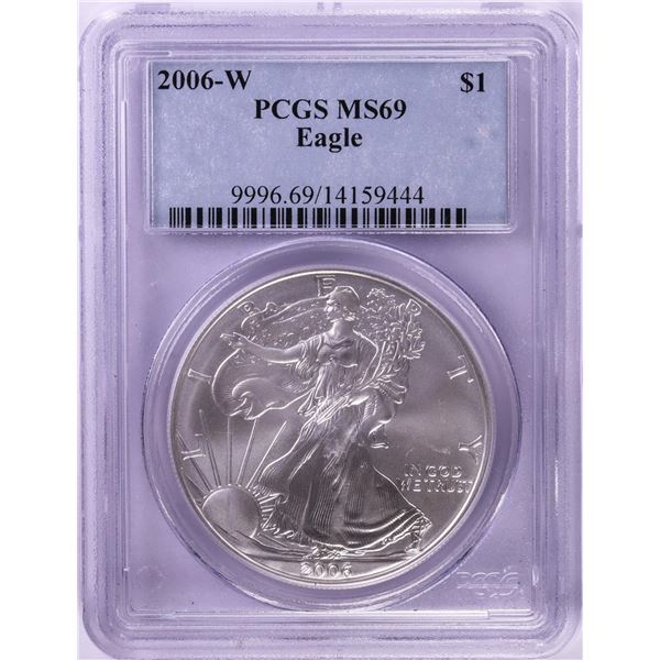 2006-W $1 American Silver Eagle Coin PCGS MS69