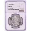 Image 1 : 1879-S $1 Morgan Silver Dollar Coin NGC MS65