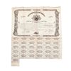 Image 1 : 1862 $500 Confederate Bond Obsolete Sheet B-127