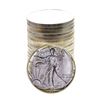 Image 1 : Roll of (20) Brilliant Uncirculated 1987 $1 American Silver Eagle Coins