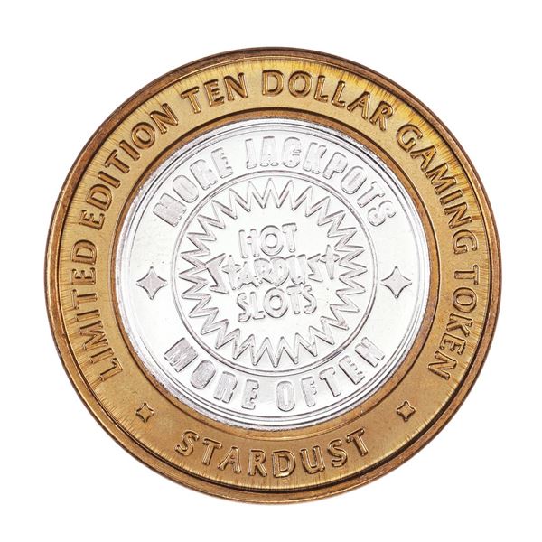 .999 Silver Stardust Resort Las Vegas, Nevada $10 Casino Limited Edition Gaming Token