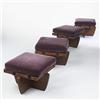 Image 1 : Mira Nakashima Greenrock stools, set of fo