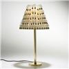 Image 1 : Arman table lamp France/USA, 2001 brass, l