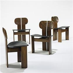 Afra and Tobia Scarpa Artona chairs, set o