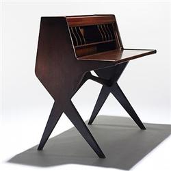 Osvaldo Borsani desk Italy, c. 1954 mahoga
