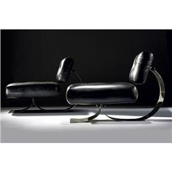 Oscar Niemeyer lounge chairs, pair Mobilie