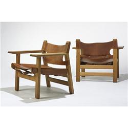 Borge Mogensen Spanish armchairs model 222