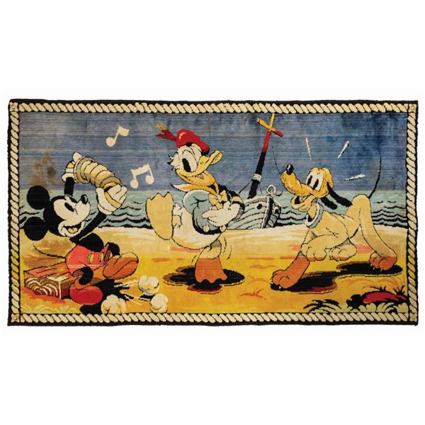 Alexander Smith Mickey And Friends Tapestry.