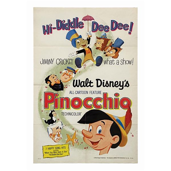 Pinocchio 1-Sheet Poster.