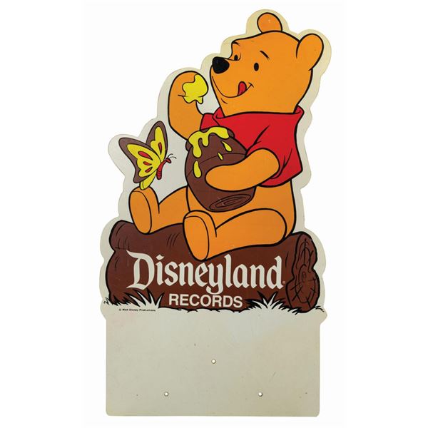 Disneyland Records Winnie the Pooh Sign.
