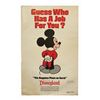 Image 1 : Disneyland Recruitment Poster.