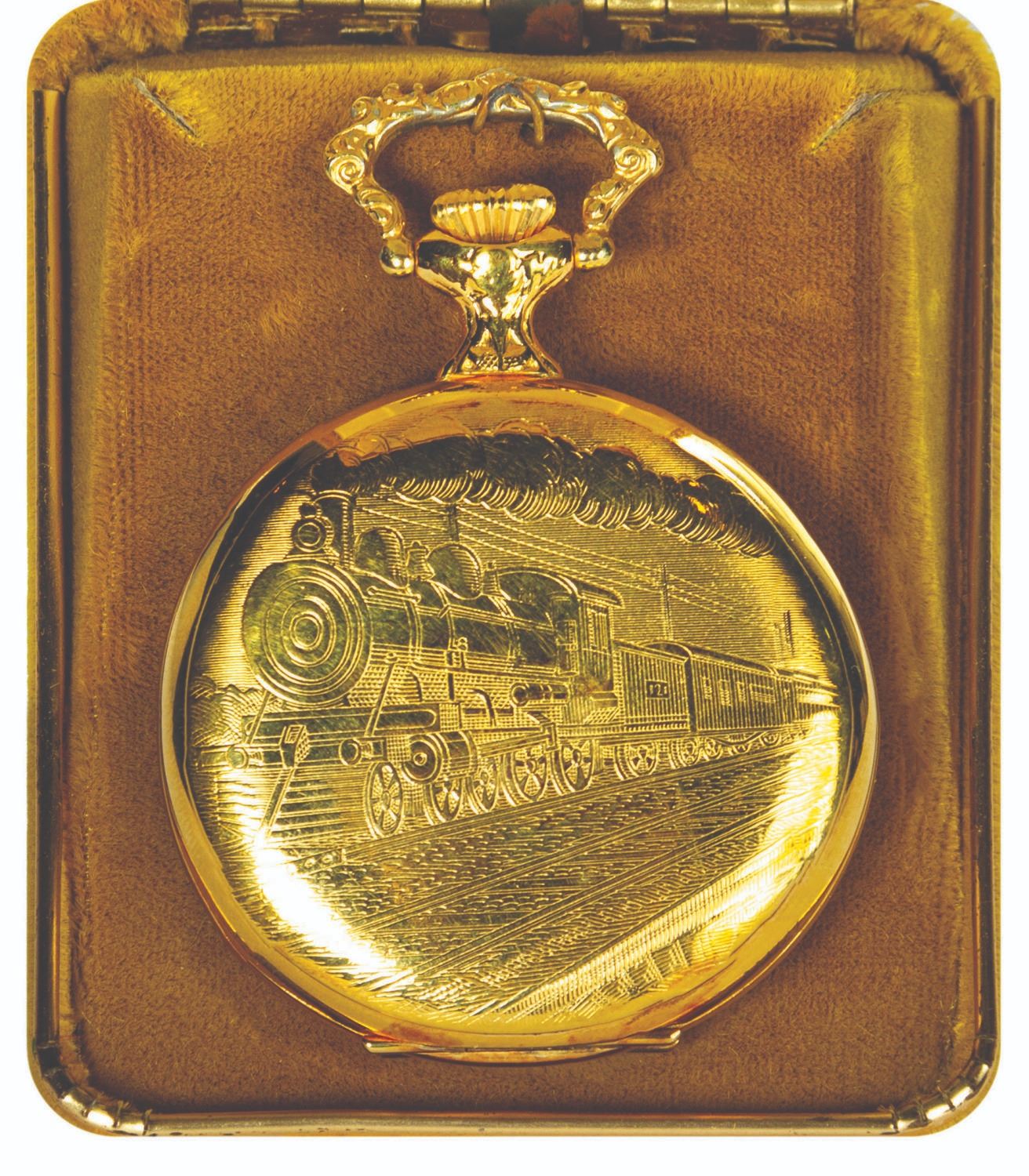 Disneyland Railroad Retirement Award Pocket Watch.