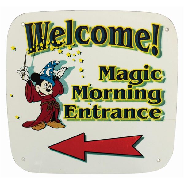 Magic Mornings Entrance Sign.