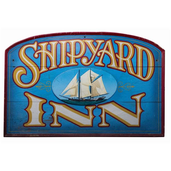 Shipyard Inn Restaurant Sign.