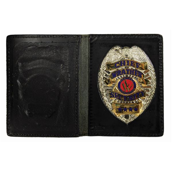 Wrather Security Chief Badge.
